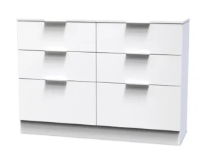 Welcome Plymouth 6 Drawer Midi Chest of Drawers (Assembled)