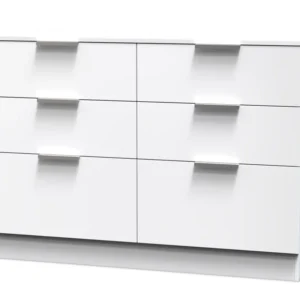 Welcome Plymouth 6 Drawer Midi Chest of Drawers (Assembled)
