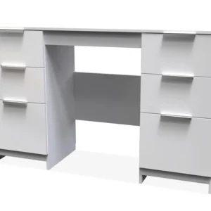 Welcome Plymouth Double Pedestal Dressing Table (Assembled)