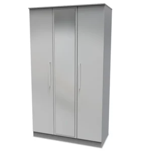 Welcome Worcester 3 Door Mirrored Triple Wardrobe (Assembled)