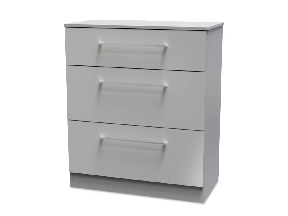 Welcome Worcester 3 Drawer Deep Chest of Drawers (Assembled)