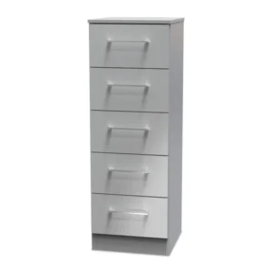 Welcome Worcester 5 Drawer Tall Narrow Chest of Drawers (Assembled)