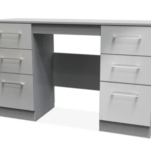 Welcome Worcester Double Pedestal Dressing Table (Assembled)
