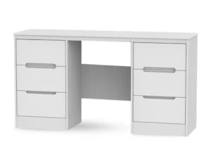 Welcome Monaco Double Pedestal Dressing Table (Assembled)