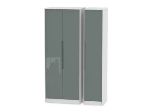 Welcome Monaco Gloss 3 Door Tall Triple Wardrobe (Assembled)