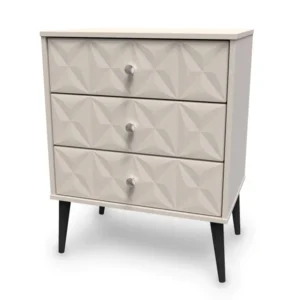 Welcome Pixel 3 Drawer Midi Chest of Drawers (Assembled)