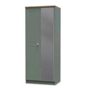 Welcome Victoria 2 Door Mirrored Double Wardrobe (Assembled)