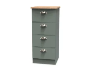 Welcome Victoria 4 Drawer Narrow Chest of Drawers (Assembled)