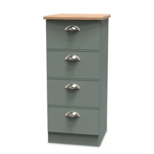 Welcome Victoria 4 Drawer Narrow Chest of Drawers (Assembled)