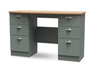 Welcome Victoria Double Pedestal Dressing Table (Assembled)