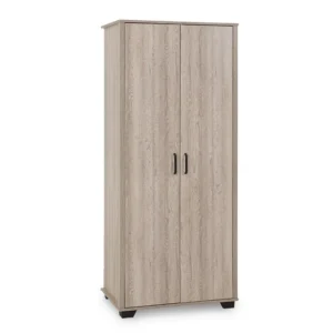 Seconique Oliver Light Oak 2 Door Double Wardrobe