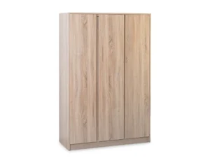 Seconique Malvern Sonoma Oak 3 Door Triple Wardrobe
