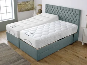 Flexisleep Elland and Air-Lite Dual Tension Pocket 1000 Electric Adjustable Bed