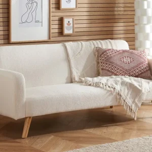Birlea Micah White Fabric Sofa Bed