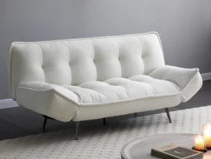 Limelight Arlo Cream Boucle Fabric Sofa Bed