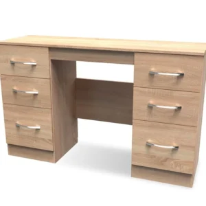 Welcome Avon Double Pedestal Dressing Table (Assembled)