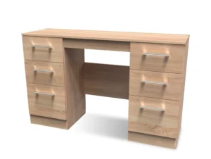 Welcome Devon Double Pedestal Dressing Table (Assembled)