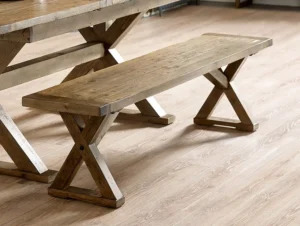 Julian Bowen Chatsworth 180cm Reclaimed Pine Dining Bench