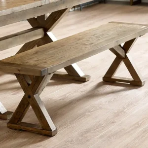 Julian Bowen Chatsworth 180cm Reclaimed Pine Dining Bench
