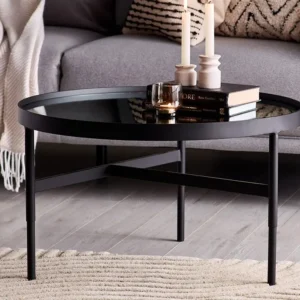 Julian Bowen Franki Mirrored Glass Coffee Table