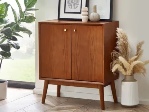 Julian Bowen Lowry Cherry Ash 2 Door Sideboard