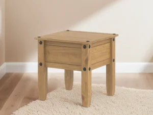 Core Corona Pine Wooden Lamp Table