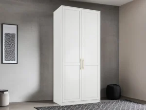 LPD Austen White 2 Door Wardrobe