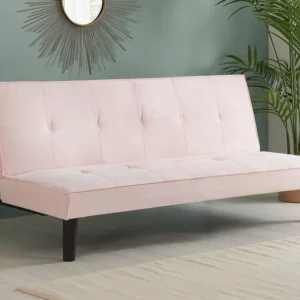 Birlea Aurora Pink Velvet Sofa Bed