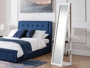 Julian Bowen Fresco White Storage Mirror