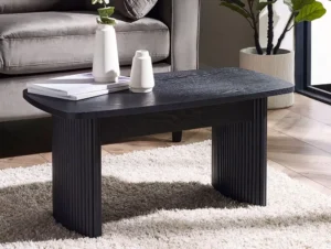 Julian Bowen Louis Black Ash Coffee Table