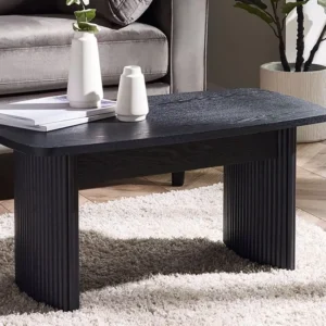 Julian Bowen Louis Black Ash Coffee Table