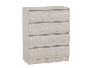 Seconique Malvern Urban Snow 3+2 Drawer Chest of Drawers