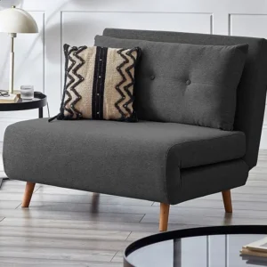 Julian Bowen Rowan Dark Grey Fabric Sofa Bed