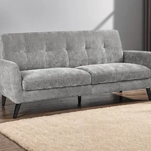Julian Bowen Monza Dove Grey 3 Seater Sofa