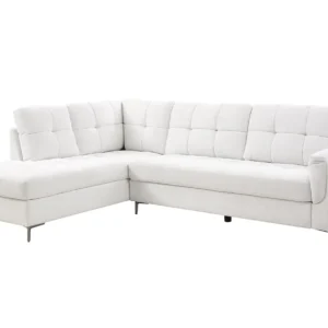 TGC Corey Cream Fabric Left Hand Corner Sofa