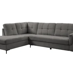 TGC Corey Grey Fabric Left Hand Corner Sofa