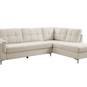 TGC Corey Beige Fabric Right hand Corner Sofa