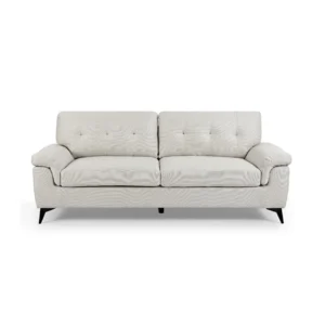 TGC Doran Cream Fabric 3 Seater Sofa