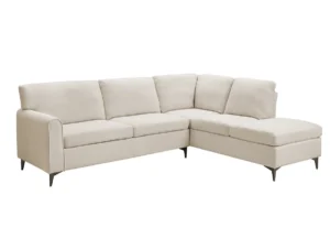 TGC Elise Beige Boucle Fabric Right Hand Corner Sofa
