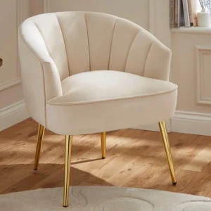 GFW Pettine Natural Fabric Accent Chair