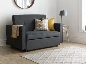 Bedmaster Troy Grey Fabric Sofa Bed