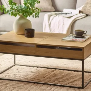 Julian Bowen Kade 100cm Light Oak Wooden Coffee Table