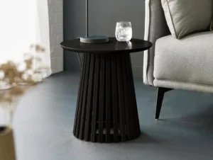 Julian Bowen Ollie Black Wooden Lamp Table