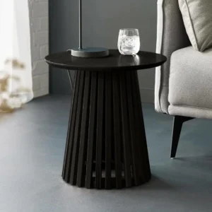 Julian Bowen Ollie Black Wooden Lamp Table