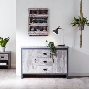 GFW Boston 2 Door 3 Drawer Sideboard