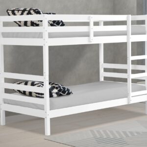 Boston Wooden Bunk Bed - White
