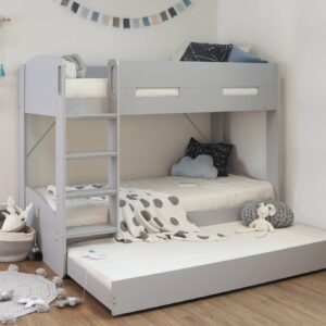 Bunbury Wooden Bunk Bed - Grey