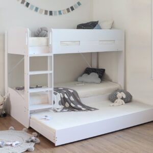 Bunbury Wooden Bunk Bed - White