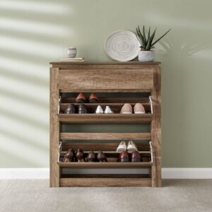 GFW Canyon Oak Shoe Cabinet