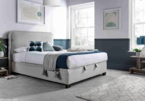 Kaydian Clifton Fabric Ottoman Bed - Maskat Clay
